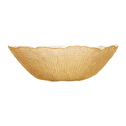 Салатник Ardesto Golden ice скло 27.5x8.7 см 2000 мл золотистий (AR5056) - мініатюра 2