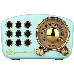 Bluetooth-динамік Gredio Retro, вінтажне FM-радіо в класичному сучасному стилі, сильне посилення басів