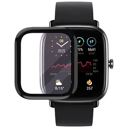 Полімерна плівка 3D (full glue) (тех.пак) для Xiaomi Amazfit GTS 2 mini Чорний