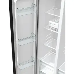 Холодильник Gorenje SBS 179х67х92 см 2 двері 353(191) л А++ NF+ диспенсер генератор льоду зовн. диспл чорний - мініатюра 9