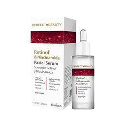 Зволожувальна сироватка від зморшок з ретинолом та ніацинамідом PERFECT BEAUTY Farmona 30 мл