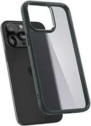 Оригінальний протиударний чохол для iPhone 15 Pro Max (6.7") Spigen Ultra Hybrid Frost Green ACS06569 - мініатюра 1