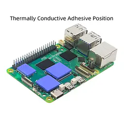 Радіатор охолодження для Мікро ПК Raspberry Pi з вентилятором для Raspberry Pi 5 (RA800) - мініатюра 2