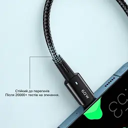Кабель Essager Type-C – Type-C 60W Sunset, 2 м, чорний - мініатюра 4