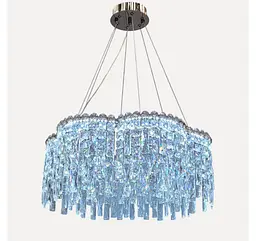 Підвісна світлодіодна кришталева люстра Artlight 8635/600CH, хром, 81 Вт, від 12-20 м² - мініатюра 5