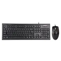 Комплект (Клавіатура та миша) A4Tech KRS-8572 USB Black (KRS-8572 Black) - мініатюра 4