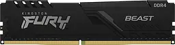Модуль пам'яті Kingston Fury Beast DDR4 16GB 3200MHz Black (KF432C16BB1/16)