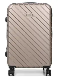 Валіза середня M ABS-пластик Madisson Snowball 03403 68х44х27см 68+13л Шампань - мініатюра 3