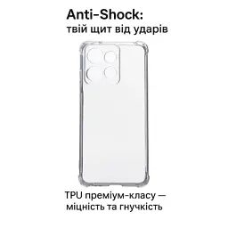 Чохол до мобільного телефона BeCover Anti-Shock Motorola Edge 60 Neo Clear (715068) - мініатюра 5