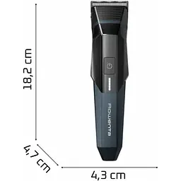Тример Rowenta X Series 700 для голови, носа, вух і тіла чорно-синій (TN9610E0) - мініатюра 3