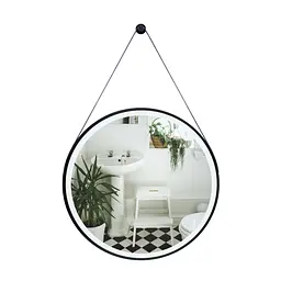 Дзеркало Qtap Robin R600 Black з LED-підсвічуванням QT13786502B, Чорний