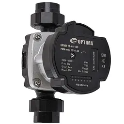 Насос циркуляційний енергоощадний Optima PRIME UPMH 25-40AUTO 130 мм + гайки