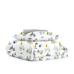 Дитяча постільна білизна в ліжечко FOREST WIGWAM CS1 COSAS (4822052083390)