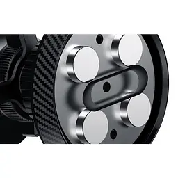 Автотримач XO C122 Round magnetic bracket with air outlet Чорний - мініатюра 3