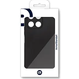 Чехол-накладка для смартфона Honor X6a, противоударный, силиконовый, термополиуретановый (ТПУ), с защитой камеры и корпуса, черный, защита всего корпуса, ArmorStandart (ARM71060) - мініатюра 3