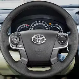 Чохол Обплетення Керма для Toyota Camry 2012-2014 Шкіра (Модельна Викрійка) №59