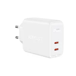 Адаптер мережевий ACEFAST A9 2Type-C 40W білий
