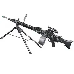 Автомат M621-1 96,5 см, акум, м'які кулі-присоски 30 шт, лазер, окуляри, USB зарядне, в коробці (6903317596225) - мініатюра 3