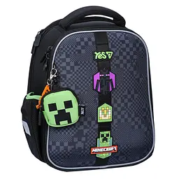 Рюкзак шкільний  ортопедичний шкільний каркасний Yes Minecraft Adventure H-100S