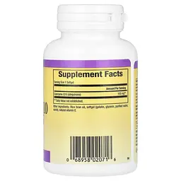Коензим Q10 Natural Factors Coenzyme Q10, 100 мг 60 гелевих капсул - мініатюра 2