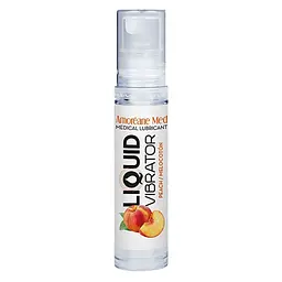 Лубрикант з ефектом вібрації Amoreane Med Liquid Vibrator Peach, 10 мл