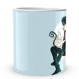 Кухоль GeekLand Blue Exorcist Синій Екзорцист Рін Юкіо BE 02.14 330 мл білий - мініатюра 2