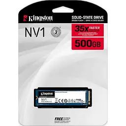 Накопичувач SSD Kingston m.2 NVMe 500Gb NV1 480 512 (SNVS/500G) Б/в - мініатюра 3