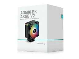 Повітряне охолодження Deepcool AG500 BK ARGB V2 Black (R-AG500-BKAMMN-GJD) - мініатюра 10