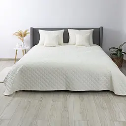 Покривало ТЕП Velour 240х260 см молочне (4-00518_22469) - мініатюра 3