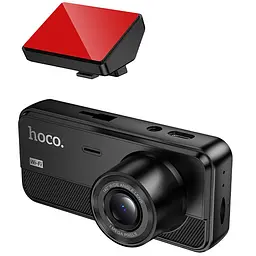 Відеореєстратор Hoco DV15 2-inch display with rear camera (720P+480P) Black - мініатюра 2