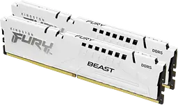 Оперативна пам'ять Kingston FURY 32GB (2x16GB) DDR5 6000MHz Beast White (KF560C30BWK2-32)
