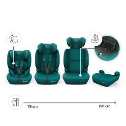 Автокрісло Kinderkraft Comfort Up 2 Plus i-Size Green (KCCOUP02GREPL00) - мініатюра 3