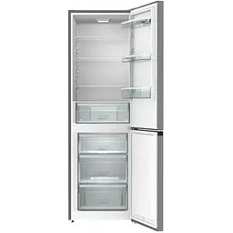 Холодильник з нижньою морозильною камерою Gorenje RK62EXL4 185х60х60см 2 двері 208(112) л А++ Механічне керування Нержавіюча сталь (RK62EXL4) - мініатюра 2