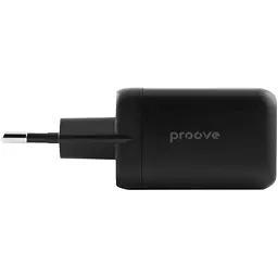 Мережевий зарядний пристрій Proove Silicone Power 40W USB-C/USB-C Black [WCSP4020001] [130267] - мініатюра 3