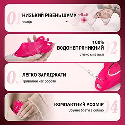 Вібратор-трусики LoveSpouse з ремінцями 9 режимів Bluetooth Фіолетовий - мініатюра 8