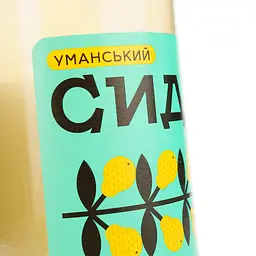 Сидр Уманьпиво Уманський Груша нефільтрований 6% 0.5 л - мініатюра 3