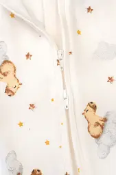 Ясельный комбинезон из интерлока Baby Capybara на молнии с манжетами - миниатюра 5