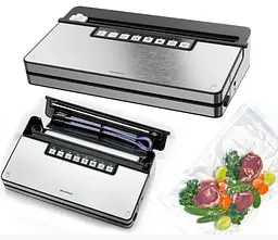Вакуумний пакувальник вакууматор Silver Crest SVEB 160 B2 з функцією маринування, вакууматор для дому - мініатюра 7