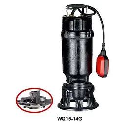 Дренажно-фекальный насос VOLKS pumpe WQ15-14G 1,5кВт з ріжучим механізмом (13626) - мініатюра 4