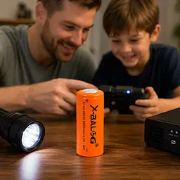 Акумулятор 26650 / Батарея літієво-іонова x-balog 26650 8800 mah 1 шт - мініатюра 2