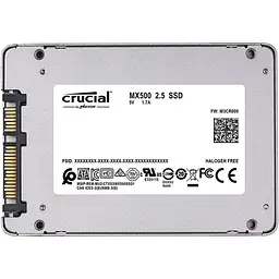 SSD накопичувач Crucial MX500 2.5 500 GB [CT500MX500SSD1] [100640] - мініатюра 3