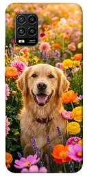 TPU чохол Demsky Flowery labrador для Xiaomi Mi 10 Lite