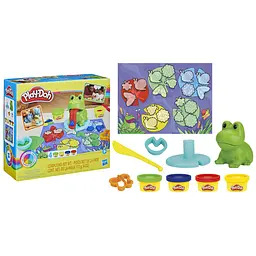 Набір для творчості з пластиліном Play-Doh Жабка та кольори (F6926) - мініатюра 3