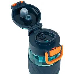 Пляшечка для води Kite 800 мл блакитно-помаранчева (K25-1234-3) - мініатюра 4