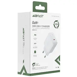 МЗП Acefast A21 PD30W GaN (1USB-C) White - мініатюра 4