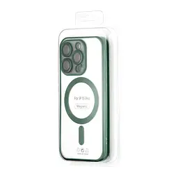 Чохол Ductil Metallic Edge with MagSafe (Protected Camera & Lens) iPhone 15 Pro Dark Green - мініатюра 2