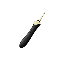 Вібратор Zalo Bess Pin Point Vibrator Вишуканий для клітора з насадками, 22х3.3 см чорний - мініатюра 3
