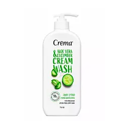 Крем-гель для душу Crема Aloe Vera, Cucumber з алое та огірком, 750 мл