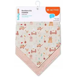 Нагрудник-хустинка BabyOno Ферма 2 шт. (879/09) - мініатюра 2
