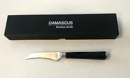 Ніж для чищення овочів Damascus DK-AK 3008 AUS-10 9 см Дамаська сталь 73 шарів - мініатюра 10